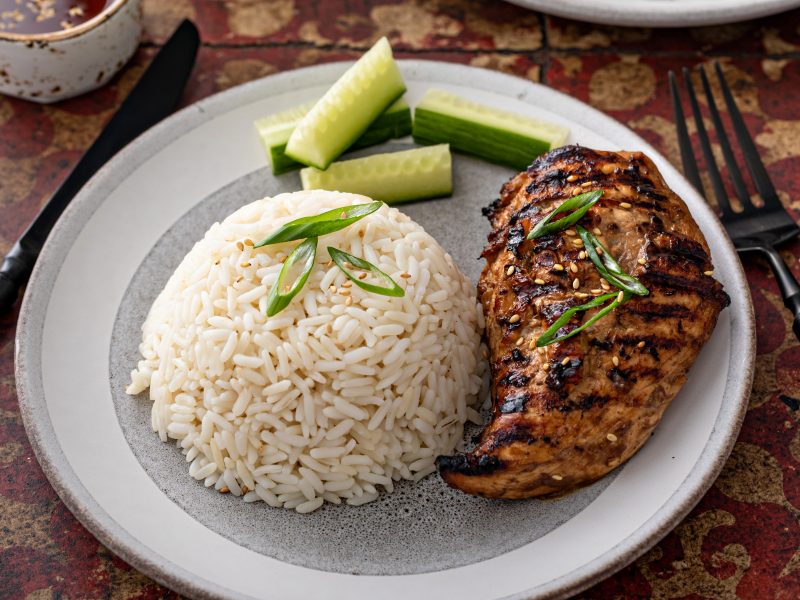 Chicken Breasts And Rice Supreme